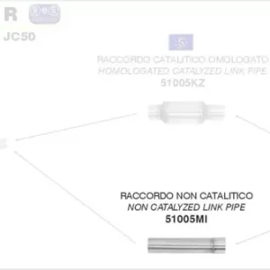 Nur Für Kurze Zeit Arrow Verbindungsrohr passend für Honda CBF 125 / CBR 125 R / CB 125 F