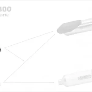 Abverkauf Arrow Verbindungsrohr mit Kat passend für Yamaha XMax 400 (SH12) 17-