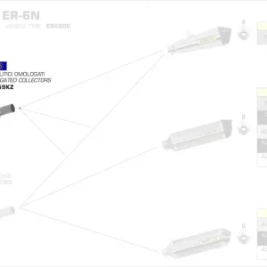 Arrow Racing Krümmer passend für Kawasaki Versys 650 17-19 Neue Kollektion