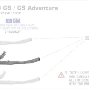 Arrow Racing Krümmer passend für BMW R 1200 GS / Adventure 17-18 Wochenendangebot
