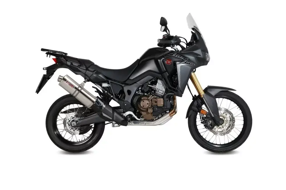Neuheit Storm by MIVV OVAL Endschalldämpfer passend für Honda CRF 1000 L Africa Twin