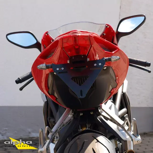 Kostenfreie Lieferung alpha Technik Kennzeichenhalter passend für MV Agusta F3 675 / 800