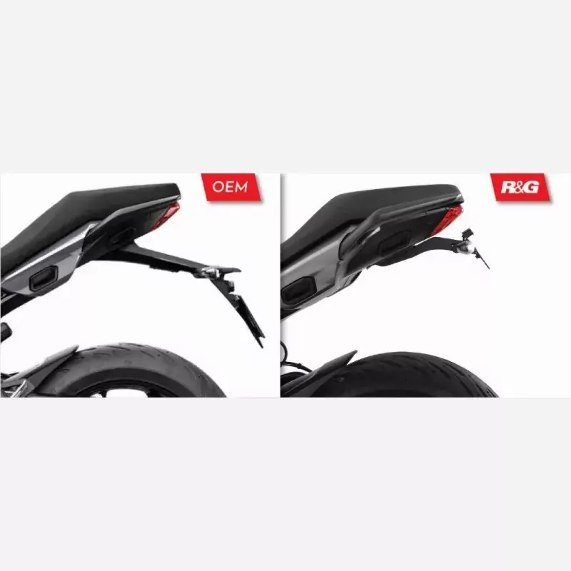 Sale R&G Premium Kennzeichenhalter passend für Triumph Tiger 660 Sport / Tiger 800 Sport