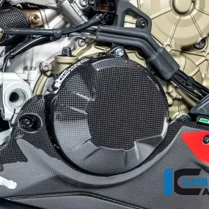 Bestseller Ilmberger Carbon Kupplungsdeckel Abdeckung glanz passend für Ducati Streetfighter V4 ab 2020 mit ABE