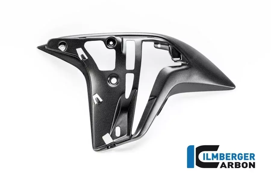 Markenprodukt Ilmberger Carbon Luftauslassverkleidung passend für Ducati Multistrada 1200 DVT links matt