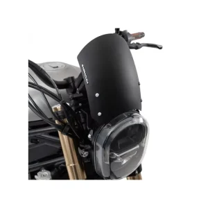 Direktkauf Barracuda Windschild Classic Aluminium schwarz passend für Benelli Leoncino 800