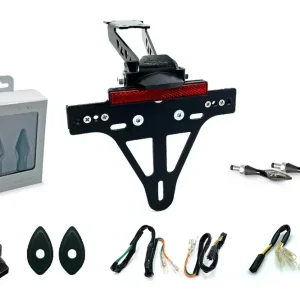 Geprüft Kennzeichenhalter-Blinker-Kit X-LED passend für Honda CB500F PC58 & CBR500R PC57 ab 2017