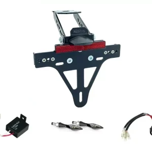 Saisonangebot Kennzeichenhalter-Blinker-Kit XLED passend für Kawasaki Z1000SX, Ninja 1000SX (Hinten)