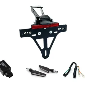 Kennzeichenhalter-Blinker-Kit BSQN passend für Honda CB500F PC58 & CBR500R PC57 ab 2017 (Hinten) Markenprodukt