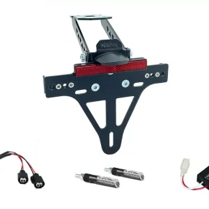 Neue Kollektion Kennzeichenhalter-Blinker-Kit passend für Kawasaki Z1000SX & Ninja 1000SX (Hinten)