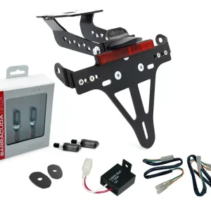 Mega-Angebot alpha Technik Kennzeichenhalter-Blinker-Kit M-LED passend für Kawasaki Z900 2017-2019