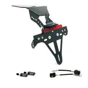 alpha Technik Kennzeichenhalter-Blinker-Kit M-LED passend für Yamaha YZF-R3 / MT03 (Hinten) Kostenloser Versand