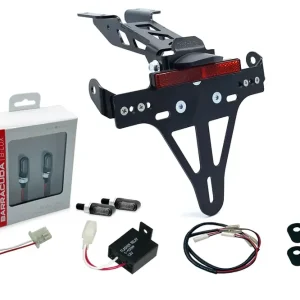 alpha Technik Kennzeichenhalter-Blinker-Kit passend für Yamaha MT125 ab 2020 Beliebt