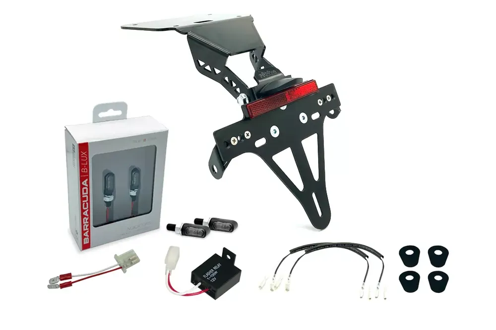 Preis Gesenkt alpha Technik Kennzeichenhalter-Blinker-Kit M-LED passend für Yamaha YZF-R3 / MT03 2016-2019