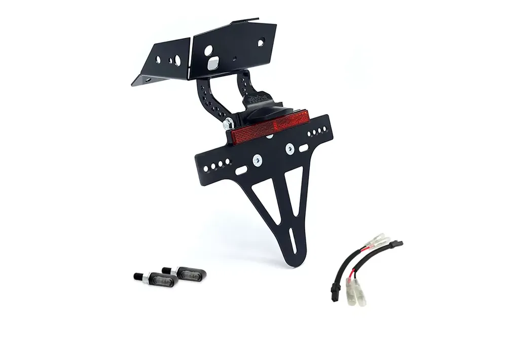 alpha Technik Kennzeichenhalter-Blinker-Kit passend für KTM 690 SMC R ab 2019 (Hinten) Letzte Chance