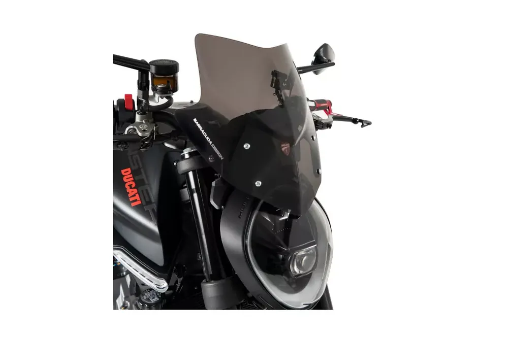 Sonderaktion Barracuda Windschild Aerosport Plexiglas passend für Ducati Monster 937 ab 2021