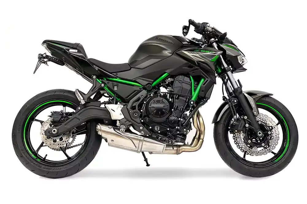 Direkt Vom Hersteller Barracuda BLACK EDITION Kit passend für Kawasaki Z650 2021–2022