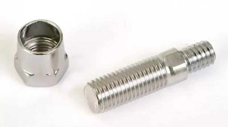 SHIN YO Gewindestück Chrom M10 Preis Gesenkt