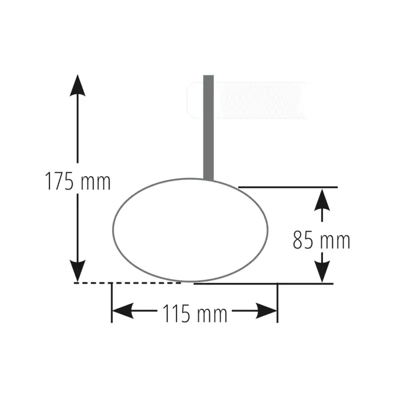 HIGHSIDER Lenkerendenspiegel Victory-Slim Schwarz Lang (1 Stück) Sale