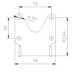 HIGHSIDER Kennzeichenhalter Universal Typ 1 Kostenloser Rückversand