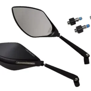 Super-Preis HIGHSIDER Torezzo Spiegel Schwarz mit LED Blinker (Paar)