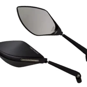 HIGHSIDER Verkleidungsspiegel Torezzo Schwarz mit LED Blinker (Paar) Sonderaktion