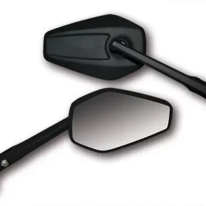 SHIN YO Mirror Booster 2 Spiegel schwarz E-geprüft (Paar) Neu Im Sortiment