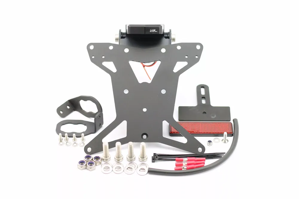 MG Biketec Kennzeichenhalter passend für Kawasaki Z 400 ab 2018 Sichere Zahlung