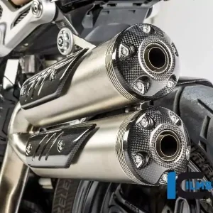Geprüft Ilmberger Carbon Auspuffendkappen passend für BMW R nineT Scrambler