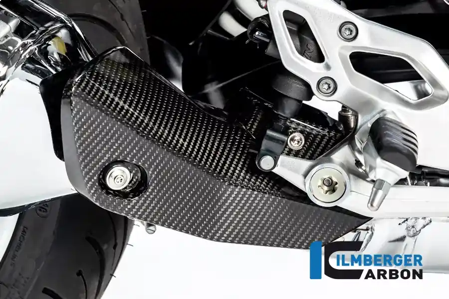 Neue Kollektion Ilmberger Carbon Auspuffhitzeschutz passend für BMW R1250R & R1250RS ab 2019