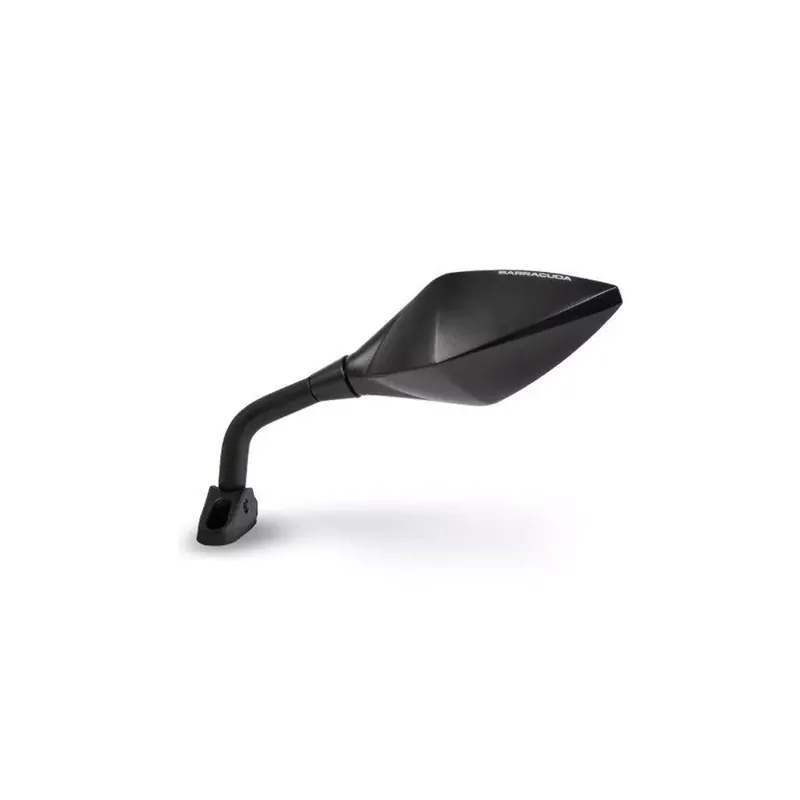 Kostenloser Rückversand Barracuda Rückspiegel RACE schwarz matt passend für viele Motorräder