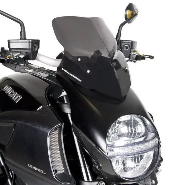 Beliebt Barracuda Windschild Aerosport Plexiglas passend für Ducati Diavel 2010-2013