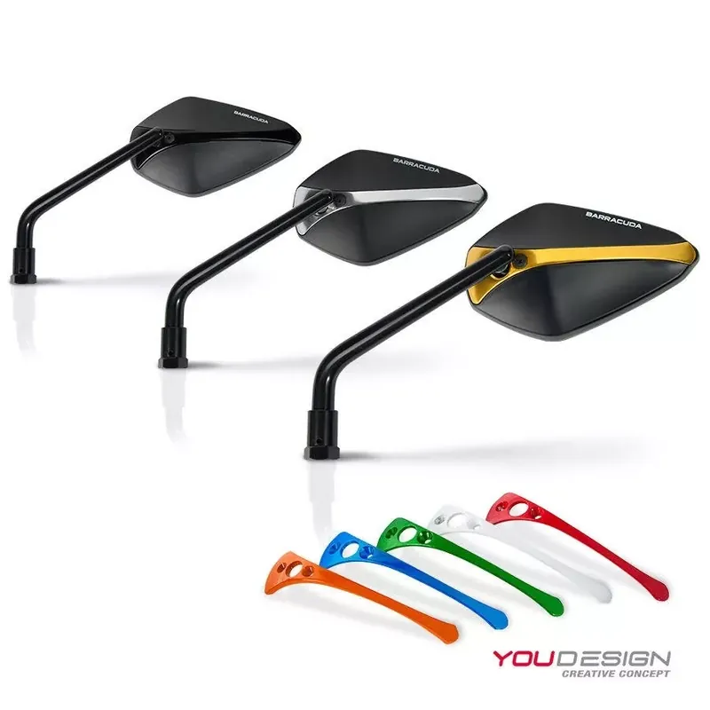 Nur Für Kurze Zeit Barracuda Aluminium Einsatz für X-Version Spiegel in Weiss