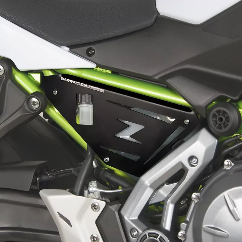 Kostenloser Versand Barracuda Seitenabdeckung passend für Kawasaki Z650 & Ninja 650