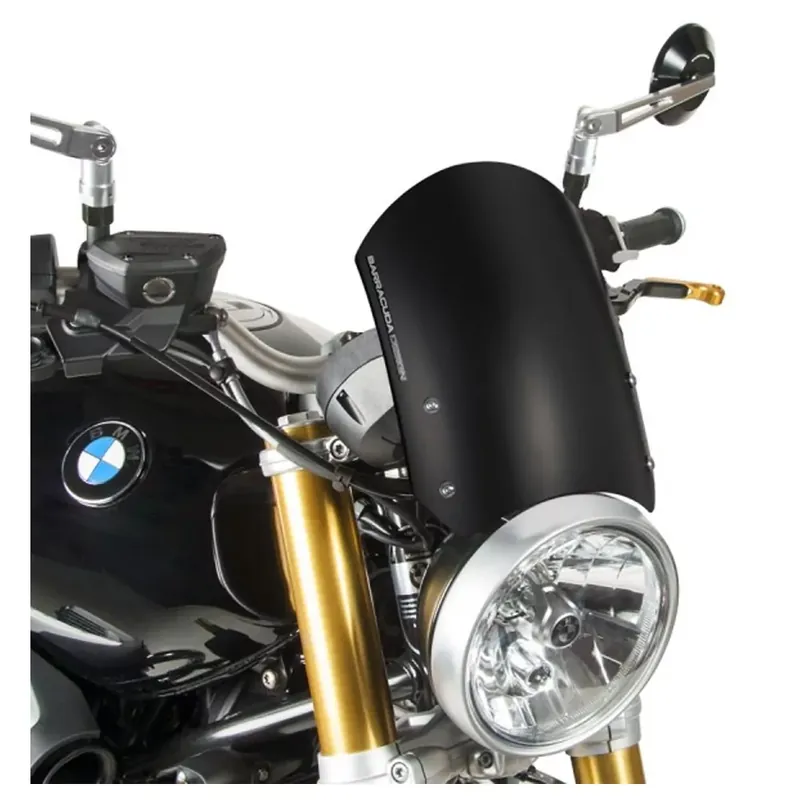 Preiswert Barracuda Windschild Aerosport Aluminium schwarz passend für BMW RnineT 2014–2016