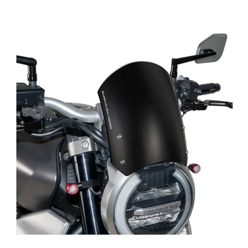 Top-Preis Barracuda Windschild Aerosport Aluminium Schwarz passend für Honda CB1000R (2018-) & CB650R (2019-2023)