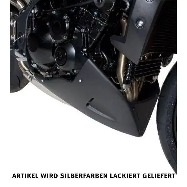 Jetzt Bestellen Barracuda Bugspoiler AEROSPORT silber lackiert passend für Triumph Speed Triple 2011–2015