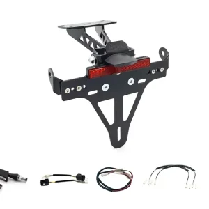 alpha Technik Kennzeichenhalter-Blinker-Kit SQ-LED passend für Yamaha MT-07 (Hinten) Preisknaller