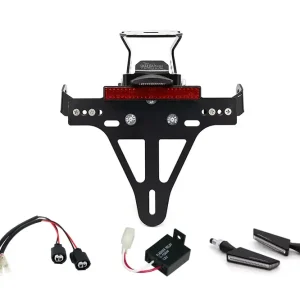 Finale Aktion Kennzeichenhalter-Blinker-Kit passend für Kawasaki Z900RS (Hinten)