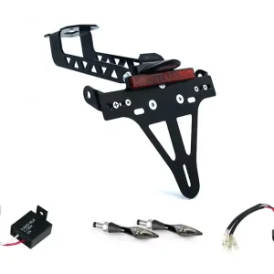 alpha Technik Kennzeichenhalter-Blinker-Kit X-LED passend für Kawasaki Versys 1000 Nur Heute