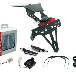 Sofort Bestellen alpha Technik Kennzeichenhalter-Blinker-Kit SQ-LED passend für Yamaha YZF-R3 / MT03 2016-2019