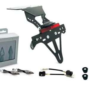 Günstig alpha Technik Kennzeichenhalter-Blinker-Kit X-LED passend für Yamaha YZF-R3 / MT03 ab 2020