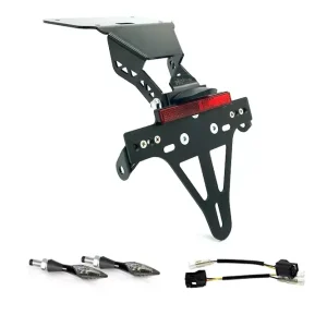 alpha Technik Kennzeichenhalter-Blinker-Kit X-LED passend für Yamaha YZF-R3 / MT03 ab Modelljahr 2020 (Hinten) Sonderangebot