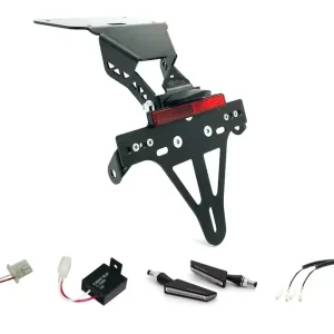 alpha Technik Kennzeichenhalter-Blinker-Kit SQ-LED passend für Yamaha YZF-R3 / MT03 Kostenfreie Lieferung