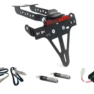 alpha Technik Kennzeichenhalter-Blinker-Kit passend für Kawasaki Z650 und Ninja 650 (2017–2019) Preisreduziert