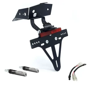 alpha Technik Kennzeichenhalter-Blinker-Kit passend für KTM 690 SMC R ab 2019 (Hinten) Versand Am Gleichen Tag