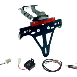 Preis Gesenkt alpha Technik Kennzeichenhalter-Blinker-Kit IDEA passend für Yamaha YZF-R125 ab 2019 (Hinten)