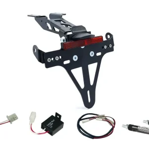 alpha Technik Kennzeichenhalter-Blinker-Kit passend für Yamaha MT125 ab 2020 (Hinten) Direktkauf