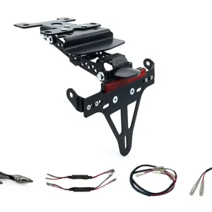 Beliebt alpha Technik Kennzeichenhalter-Blinker-Kit X-LED passend für Yamaha Tenere 700