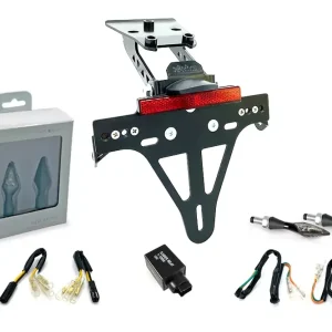 Jetzt Bestellen alpha Technik Kennzeichenhalter-Blinker-Kit X-LED passend für Honda CBR650F / CBR650FA und CB650F / CB650FA ab Modelljahr 2017